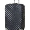 Housse De Valise Periea Black With White Dots L -Sac et Style Boutique housse valise periea 851094z