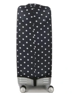 Housse De Valise Periea Black With White Dots L -Sac et Style Boutique housse valise periea 851099z
