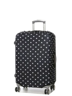 Housse De Valise Periea Black With White Dots M