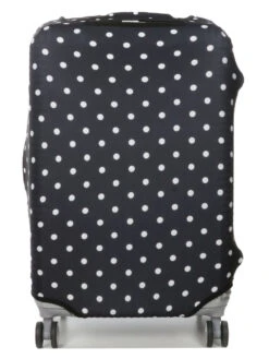 Housse De Valise Periea Black With White Dots M 17 Housse De Valise Periea Black With White Dots M -Sac et Style Boutique housse valise periea 851112z