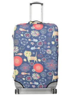 Housse De Valise Periea Purple Cats L -Sac et Style Boutique housse valise periea 851191z