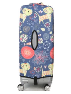 Housse De Valise Periea Purple Cats L -Sac et Style Boutique housse valise periea 851197z