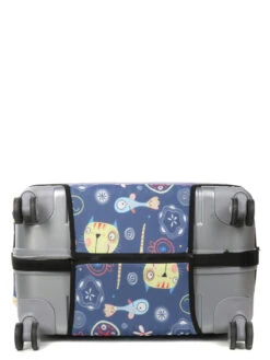 Housse De Valise Periea Purple Cats L -Sac et Style Boutique housse valise periea 851199z