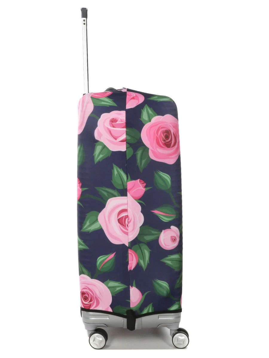 Housse De Valise Periea Purple With Pink Roses L 9 Housse De Valise Periea Purple With Pink Roses L – Image 7