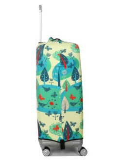 Housse De Valise Periea Yellow And Blue Woodland L -Sac et Style Boutique housse valise periea 851350z