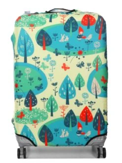 Housse De Valise Periea Yellow And Blue Woodland L -Sac et Style Boutique housse valise periea 851351z