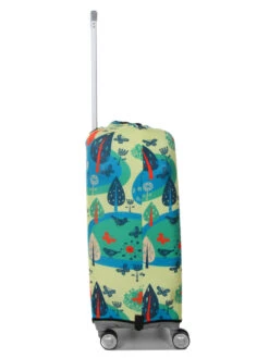 Housse De Valise Periea Yellow And Blue Woodland M -Sac et Style Boutique housse valise periea 851362z