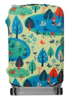 Housse De Valise Periea Yellow And Blue Woodland M -Sac et Style Boutique housse valise periea 851363z