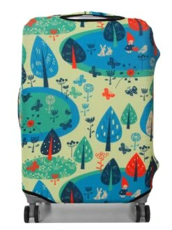 Housse De Valise Periea Yellow And Blue Woodland M -Sac et Style Boutique housse valise periea 851365z