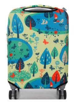 Housse De Valise Periea Yellow And Blue Woodland S -Sac et Style Boutique housse valise periea 851377z