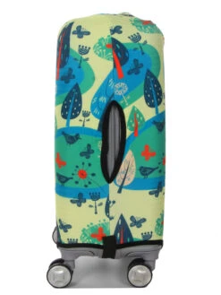 Housse De Valise Periea Yellow And Blue Woodland S -Sac et Style Boutique housse valise periea 851378z