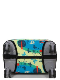 Housse De Valise Periea Yellow And Blue Woodland S -Sac et Style Boutique housse valise periea 851380z