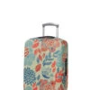 Housse De Valise Periea Red And Blue Leaves S -Sac et Style Boutique housse valise periea 851395z