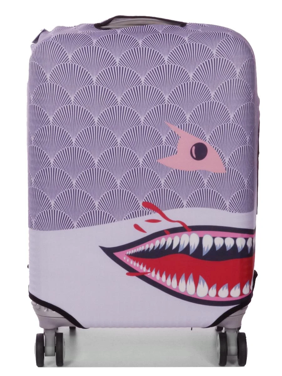 Housse De Valise Periea Purple Shark S 5 Housse De Valise Periea Purple Shark S – Image 3