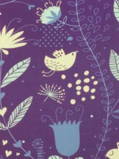 Housse De Valise Periea Purple With Yellow Birds M -Sac et Style Boutique housse valise periea 851457z