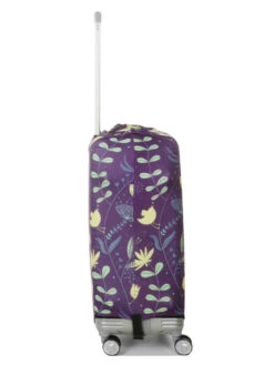 Housse De Valise Periea Purple With Yellow Birds M -Sac et Style Boutique housse valise periea 851458z
