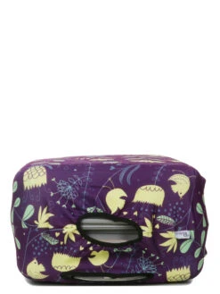 Housse De Valise Periea Purple With Yellow Birds M -Sac et Style Boutique housse valise periea 851463z