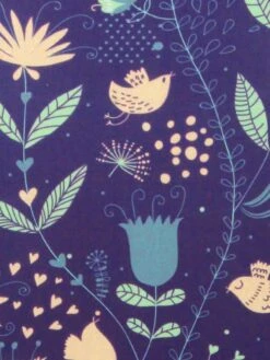 Housse De Valise Periea Purple With Yellow Birds S -Sac et Style Boutique housse valise periea 851469z