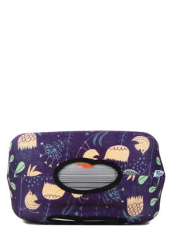 Housse De Valise Periea Purple With Yellow Birds S -Sac et Style Boutique housse valise periea 851475z