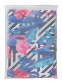 Housse De Valise Periea Black & White Stripes With Flamingos L -Sac et Style Boutique housse valise periea 851658z