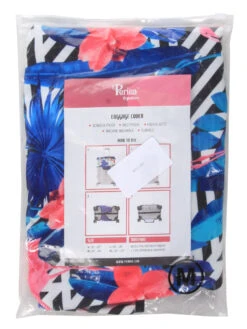 Housse De Valise Periea Black & White Stripes With Flamingos M -Sac et Style Boutique housse valise periea 851669z