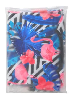 Housse De Valise Periea Black & White Stripes With Flamingos M -Sac et Style Boutique housse valise periea 851670z