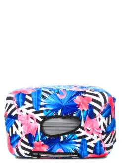 Housse De Valise Periea Black & White Stripes With Flamingos M -Sac et Style Boutique housse valise periea 851679z