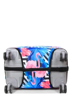 Housse De Valise Periea Black & White Stripes With Flamingos M -Sac et Style Boutique housse valise periea 851680z