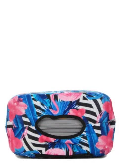 Housse De Valise Periea Black & White Stripes With Flamingos S -Sac et Style Boutique housse valise periea 851691z