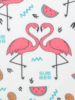 Housse De Valise Periea White With Summer Flamingos L -Sac et Style Boutique housse valise periea 851709z