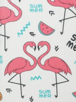 Housse De Valise Periea White With Summer Flamingos S -Sac et Style Boutique housse valise periea 851733z