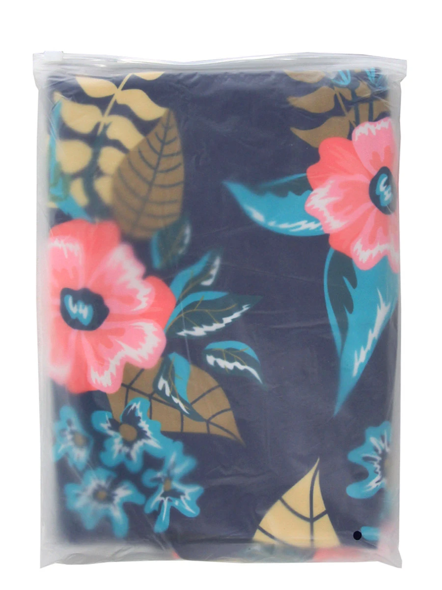 Housse De Valise Periea Dark Blue With Flowers L 13 Housse De Valise Periea Dark Blue With Flowers L – Image 11