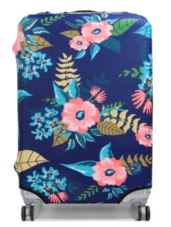 Housse De Valise Periea Dark Blue With Flowers L 16 Housse De Valise Periea Dark Blue With Flowers L -Sac et Style Boutique housse valise periea 851783z