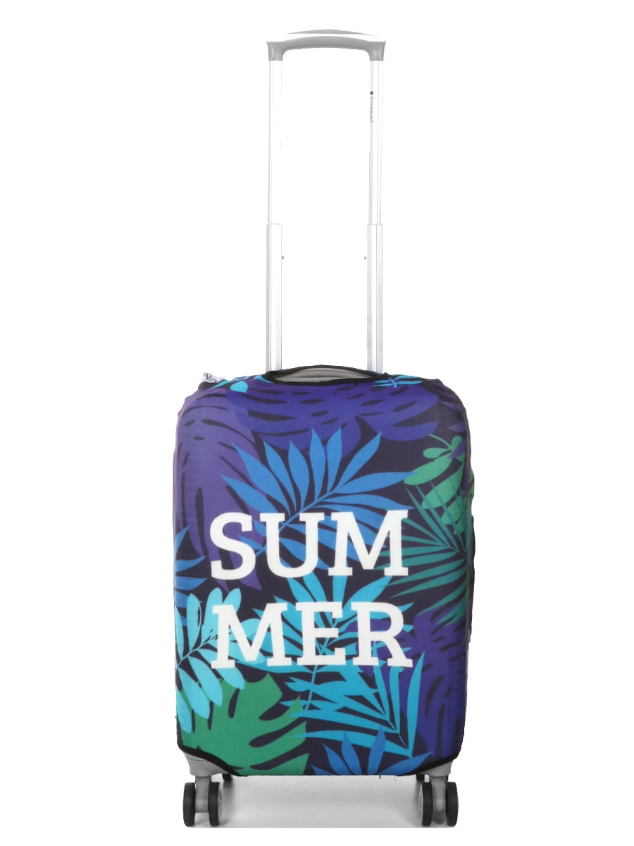 Housse De Valise Periea Green And Blue Palm Leaves S 4 Housse De Valise Periea Green And Blue Palm Leaves S – Image 2