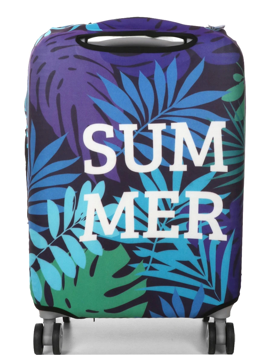 Housse De Valise Periea Green And Blue Palm Leaves S 6 Housse De Valise Periea Green And Blue Palm Leaves S – Image 4