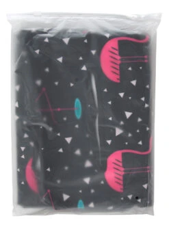 Housse De Valise Periea Black With Pink Flamingos M -Sac et Style Boutique housse valise periea 851862z