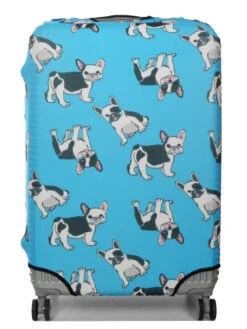 Housse De Valise Periea Blue With Dogs L -Sac et Style Boutique housse valise periea 851915z