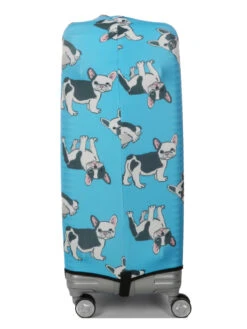 Housse De Valise Periea Blue With Dogs L -Sac et Style Boutique housse valise periea 851916z