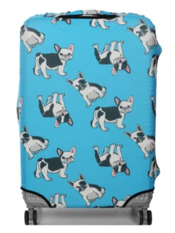Housse De Valise Periea Blue With Dogs L -Sac et Style Boutique housse valise periea 851917z