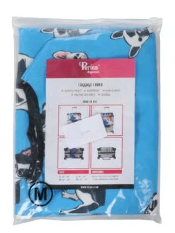 Housse De Valise Periea Blue With Dogs M -Sac et Style Boutique housse valise periea 851921z