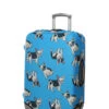 Housse De Valise Periea Blue With Dogs M -Sac et Style Boutique housse valise periea 851923z