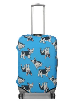 Housse De Valise Periea Blue With Dogs M -Sac et Style Boutique housse valise periea 851924z