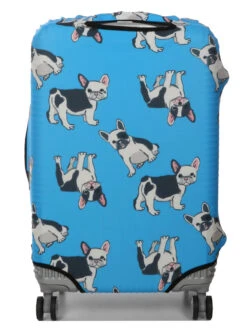 Housse De Valise Periea Blue With Dogs M -Sac et Style Boutique housse valise periea 851929z