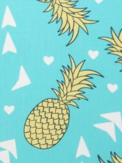 Housse De Valise Periea Green With Yellow Pineapples L -Sac et Style Boutique housse valise periea 851948z