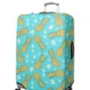 Housse De Valise Periea Green With Yellow Pineapples L -Sac et Style Boutique housse valise periea 851950z