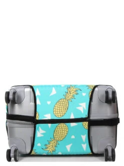 Housse De Valise Periea Green With Yellow Pineapples L -Sac et Style Boutique housse valise periea 851956z