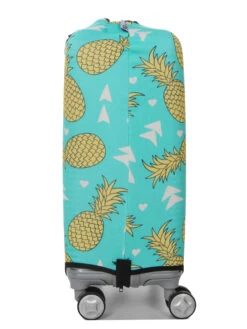 Housse De Valise Periea Green With Yellow Pineapples S -Sac et Style Boutique housse valise periea 851964z