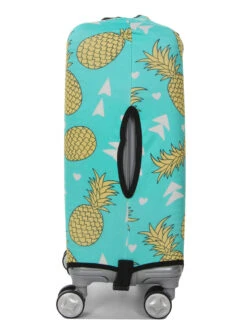 Housse De Valise Periea Green With Yellow Pineapples S -Sac et Style Boutique housse valise periea 851966z
