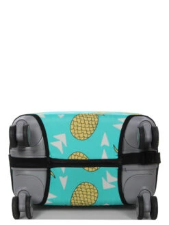 Housse De Valise Periea Green With Yellow Pineapples S -Sac et Style Boutique housse valise periea 851968z