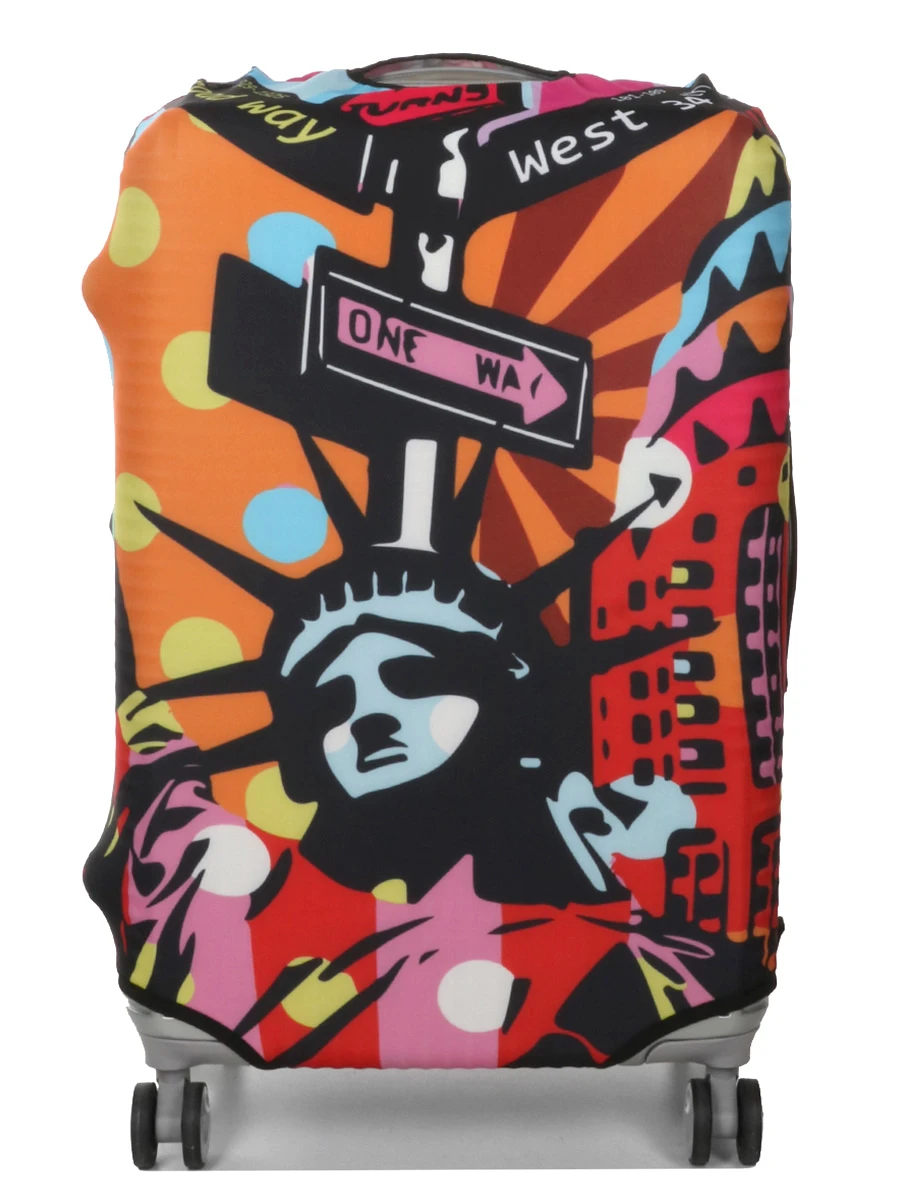 Housse De Valise Periea Pop Art Statue Of Liberty M 5 Housse De Valise Periea Pop Art Statue Of Liberty M – Image 3